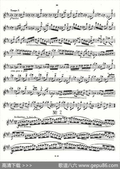 24首长笛练习曲Op.15之6—10|Andersen、（安德森）