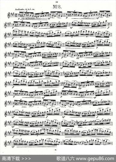 24首长笛练习曲Op.15之6—10|Andersen、（安德森）