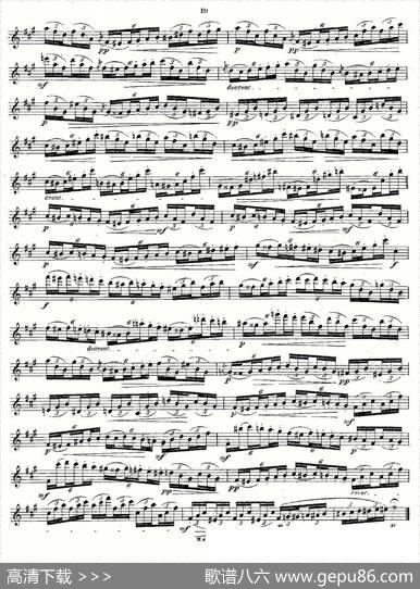 24首长笛练习曲Op.15之6—10|Andersen、（安德森）