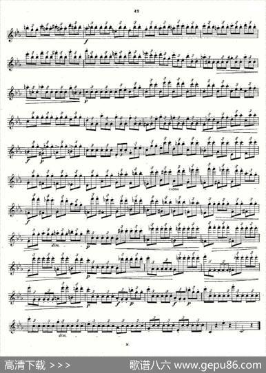 24首长笛练习曲Op.15之16—20|Andersen、（安德森）