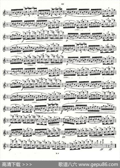 24首长笛练习曲Op.15之21—24|Andersen、（安德森）