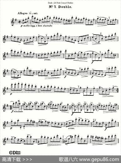 Bach-24FlutcConcertStudies之6—10（巴赫—24首长笛音乐会练习曲）|Bach（巴赫）