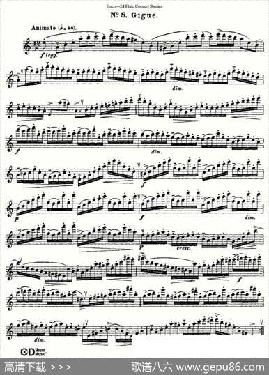 Bach-24FlutcConcertStudies之6—10（巴赫—24首长笛音乐会练习曲）|Bach（巴赫）