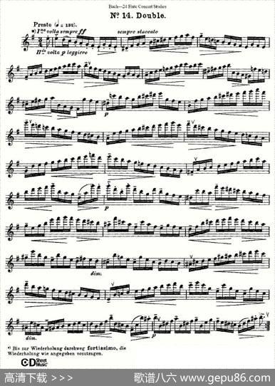 Bach-24FlutcConcertStudies之11—15（巴赫—24首长笛音乐会练习曲）|Bach（巴赫）