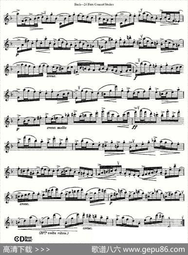 Bach-24FlutcConcertStudies之16—19（巴赫—24首长笛音乐会练习曲）|Bach（巴赫）