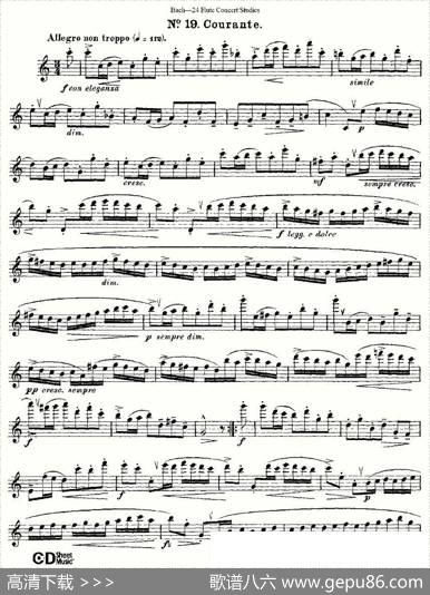 Bach-24FlutcConcertStudies之16—19（巴赫—24首长笛音乐会练习曲）|Bach（巴赫）