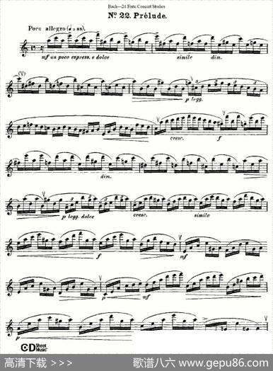 Bach-24FlutcConcertStudies之20—24（巴赫—24首长笛音乐会练习曲）|Bach（巴赫）