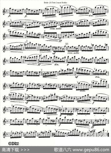 Bach-24FlutcConcertStudies之20—24（巴赫—24首长笛音乐会练习曲）|Bach（巴赫）