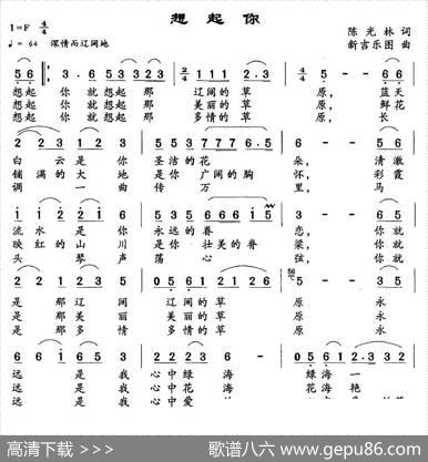 想起你（陈光林词新吉乐图曲） - 陈光林|新吉乐图