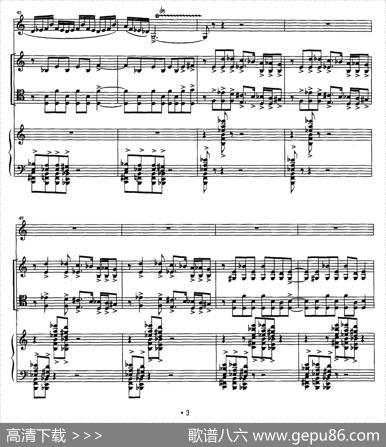 四重奏op．41（为小提琴、大提琴、单簧管与钢琴而作）|王西麟