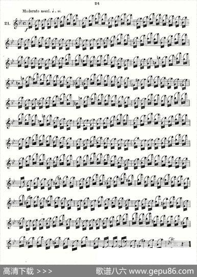 Andersenetudeop30之13—24（练习曲作品30号）|Andersen、（安德森）
