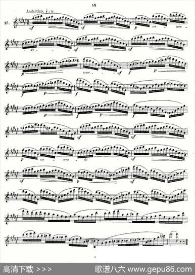 Andersenetudeop30之13—24（练习曲作品30号）|Andersen、（安德森）