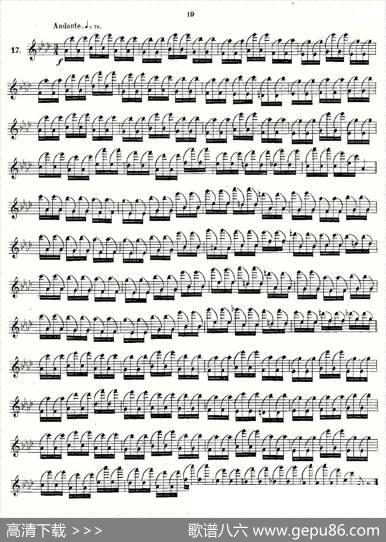 Andersenetudeop30之13—24（练习曲作品30号）|Andersen、（安德森）