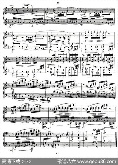 10首《前奏曲》之三（Rachmaninoff10PreludesOp.23）|拉赫玛尼诺夫