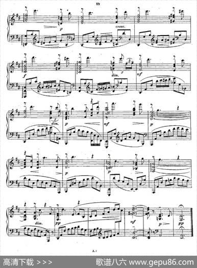 10首《前奏曲》之四（Rachmaninoff10Preludes,Op.23）|拉赫玛尼诺夫