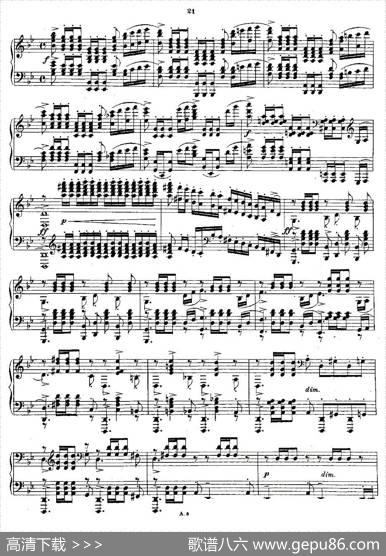 10首《前奏曲》之五（Rachmaninoff10Preludes,Op.23）|拉赫玛尼诺夫