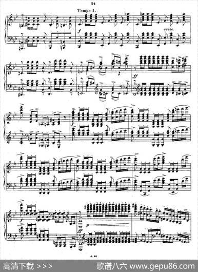 10首《前奏曲》之五（Rachmaninoff10Preludes,Op.23）|拉赫玛尼诺夫
