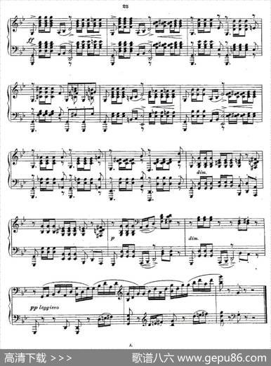 10首《前奏曲》之五（Rachmaninoff10Preludes,Op.23）|拉赫玛尼诺夫