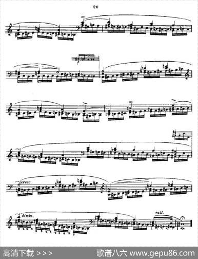 肖邦《练习曲》Fr.ChopinOp.10No2-1|Godowsky改编