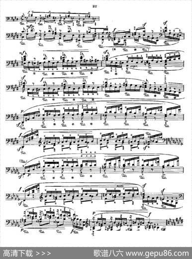 肖邦《练习曲》Fr.ChopinOp.10No4|Godowsky改编