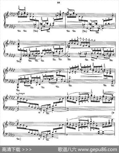 肖邦《练习曲》Fr.ChopinOp.10No8-2|Godowsky改编