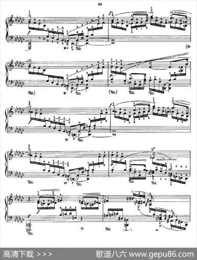 肖邦《练习曲》Fr.ChopinOp.10No8-2|Godowsky改编