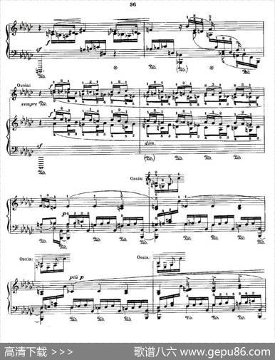 肖邦《练习曲》Fr.ChopinOp.10No8-2|Godowsky改编
