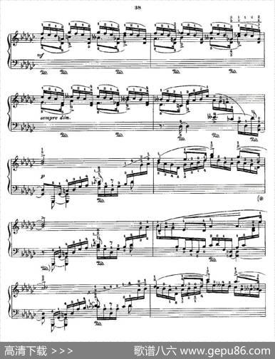 肖邦《练习曲》Fr.ChopinOp.10No8-2|Godowsky改编
