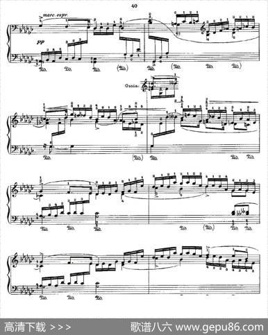 肖邦《练习曲》Fr.ChopinOp.10No8-2|Godowsky改编