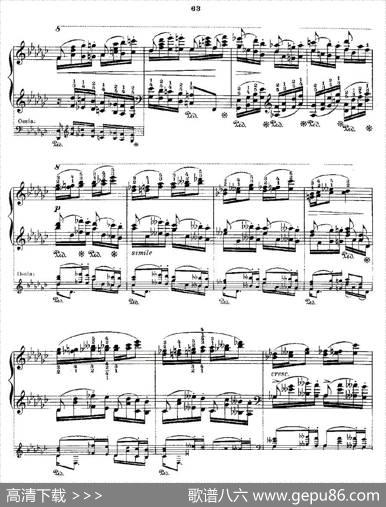 肖邦《练习曲》Fr.ChopinOp.25No9-1|Godowsky改编