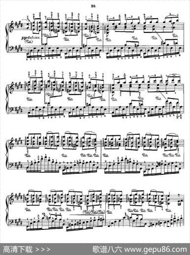 肖邦《练习曲》Fr.ChopinNo2-1|Godowsky改编