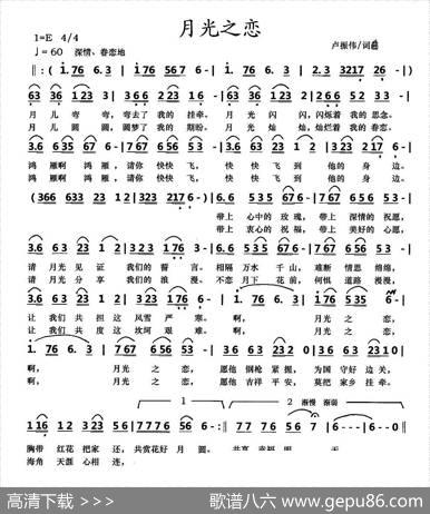 月光之恋 - 卢振伟|卢振伟