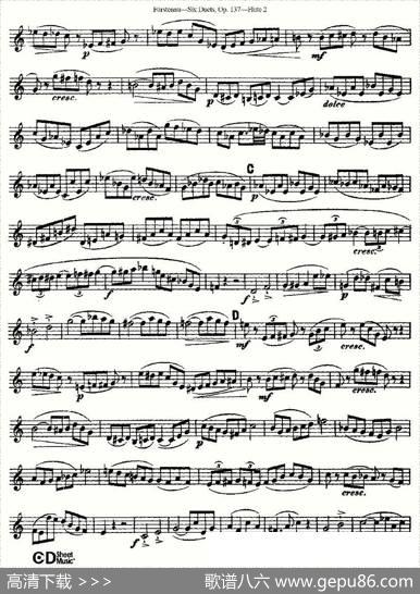 SixDuets,Op.137之一（二重奏六首作品137号）|Furstenau、福斯特劳
