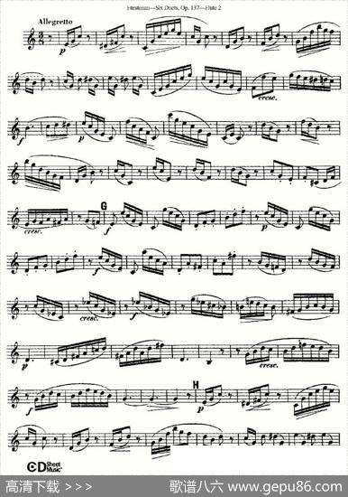 SixDuets,Op.137之一（二重奏六首作品137号）|Furstenau、福斯特劳