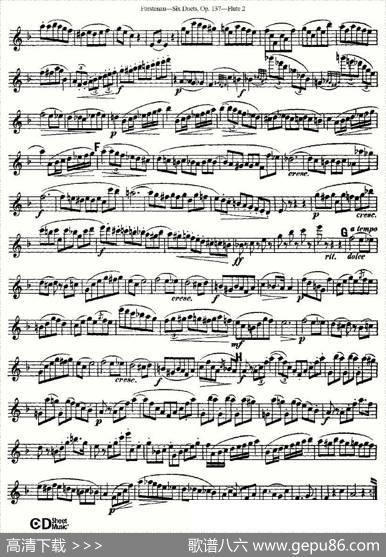 SixDuets,Op.137之三（二重奏六首作品137号）|Furstenau、福斯特劳