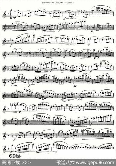 SixDuets,Op.137之三（二重奏六首作品137号）|Furstenau、福斯特劳