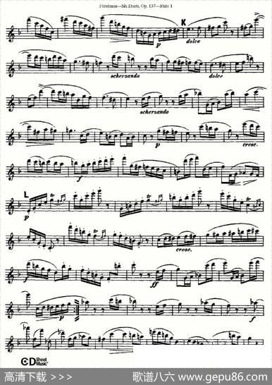 SixDuets,Op.137之三（二重奏六首作品137号）|Furstenau、福斯特劳