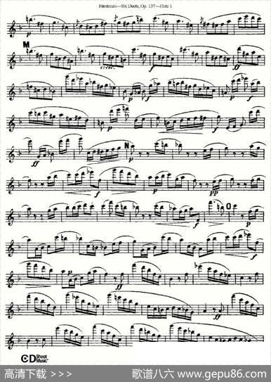 SixDuets,Op.137之三（二重奏六首作品137号）|Furstenau、福斯特劳