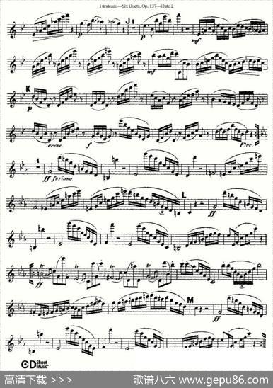 SixDuets,Op.137之五（二重奏六首作品137号）|Furstenau、福斯特劳