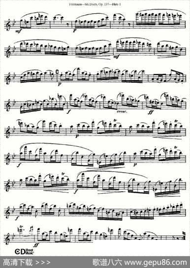 SixDuets,Op.137之五（二重奏六首作品137号）|Furstenau、福斯特劳
