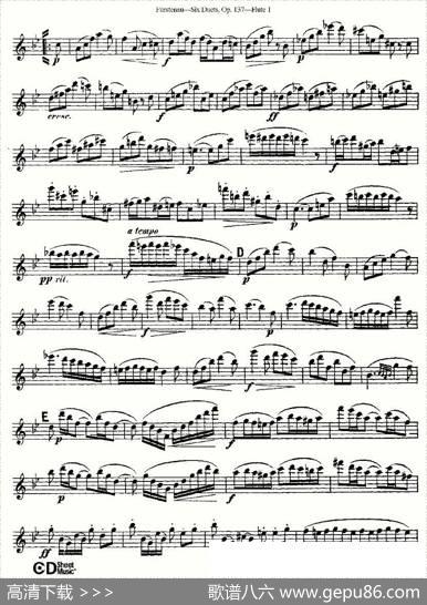 SixDuets,Op.137之五（二重奏六首作品137号）|Furstenau、福斯特劳