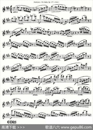 SixDuets,Op.137之六（二重奏六首作品137号）|Furstenau、福斯特劳