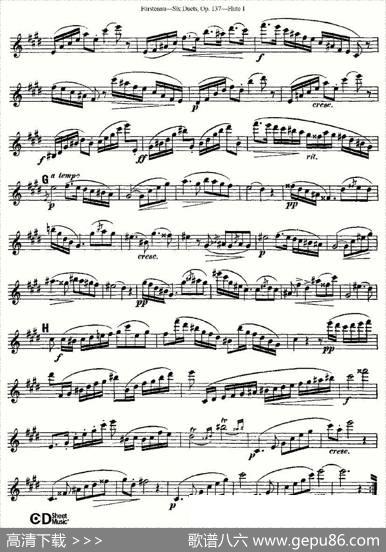 SixDuets,Op.137之六（二重奏六首作品137号）|Furstenau、福斯特劳