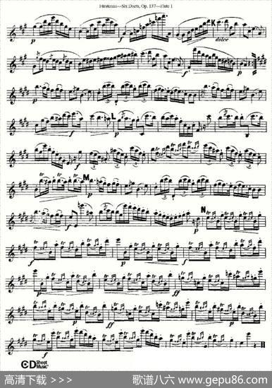 SixDuets,Op.137之六（二重奏六首作品137号）|Furstenau、福斯特劳