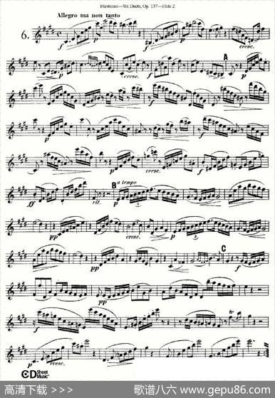 SixDuets,Op.137之六（二重奏六首作品137号）|Furstenau、福斯特劳