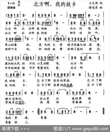 北方啊，我的故乡 - 王天伟|徐忠东