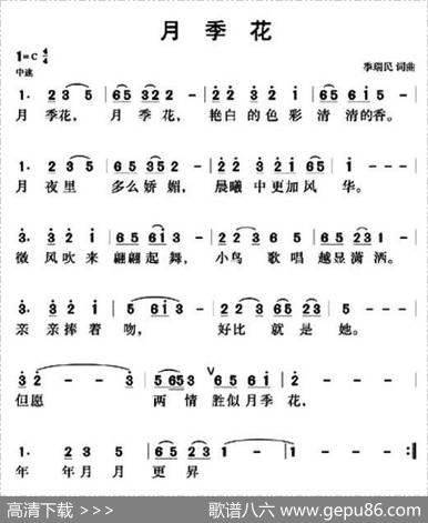 月季花（季瑞民词曲） - 季瑞民|季瑞民