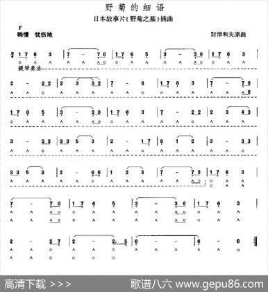 野菊的细语|[日]财津和夫