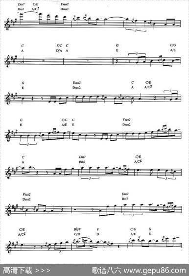 DaveKoz-Castleofdreams（原版中音萨克斯谱）|Dave、Koz