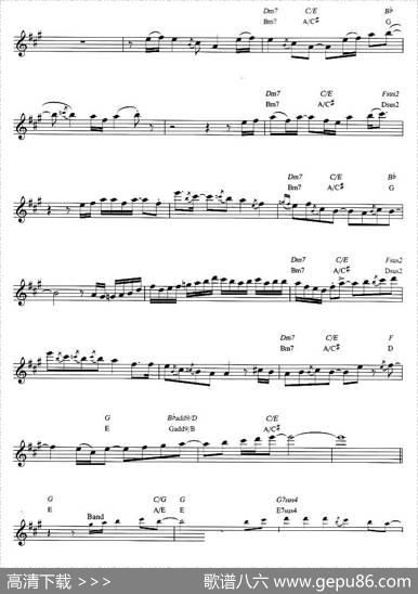 DaveKoz-Castleofdreams（原版中音萨克斯谱）|Dave、Koz